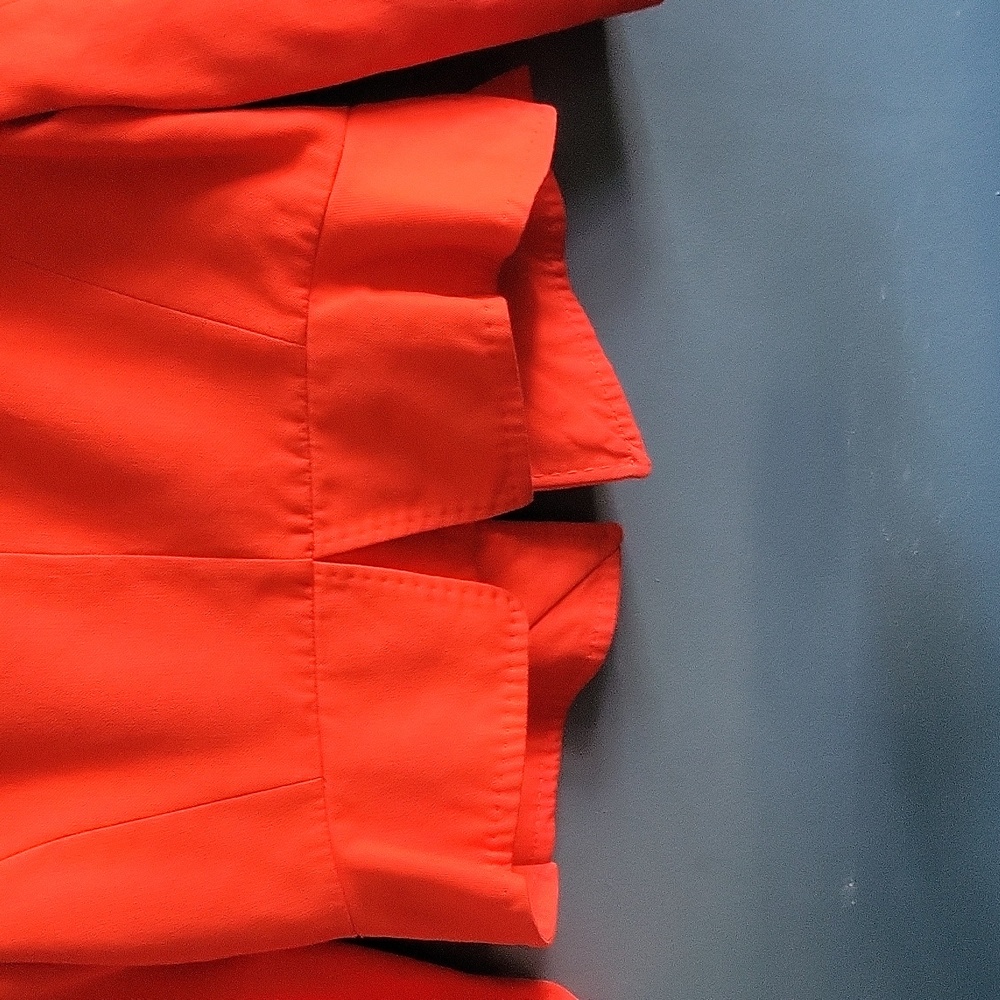 Zara Vibrant Red Women's Blazer - Picture 4 of 6